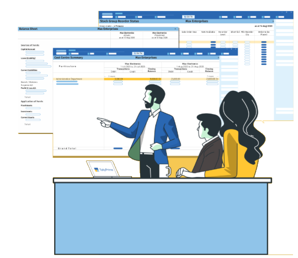 TallyPrime financial management and accounting tools
